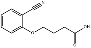 Butanoic acid, 4-(2-cyanophenoxy)- Structure