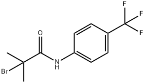 Propanamide, 2-bromo-2-methyl-N-[4-(trifluoromethyl)phenyl]- Structure