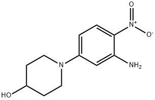 1-(3-Amino-4-nitrophenyl)piperidin-4-ol Structure