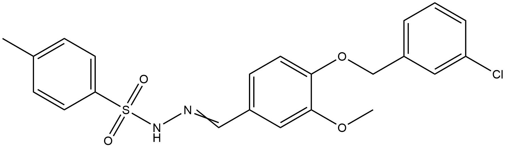 4-Methylbenzenesulfonic acid 2-[[4-[(3-chlorophenyl)methoxy]-3-methoxyphenyl]... Structure