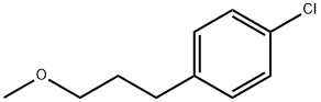 Benzene, 1-chloro-4-(3-methoxypropyl)- Structure