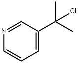 Pyridine, 3-(1-chloro-1-methylethyl)- Structure