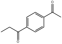 1-Propanone, 1-(4-acetylphenyl)- Structure