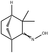 Bicyclo[2.2.1]heptan-2-one, 1,3,3-trimethyl-, oxime, (1S,4R)- Structure