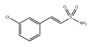 (e)-2-(3-Chlorophenyl)ethene-1-sulfonamide Structure