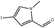 1H-Pyrrole-2-carboxaldehyde, 4-iodo-1-methyl- 구조식 이미지