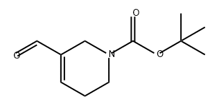 1(2H)-Pyridinecarboxylic acid, 3-formyl-5,6-dihydro-, 1,1-dimethylethyl ester Structure