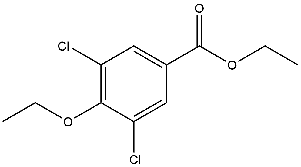 Ethyl 3,5-dichloro-4-ethoxybenzoate Structure