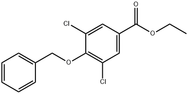 Ethyl 4-(benzyloxy)-3,5-dichlorobenzoate Structure