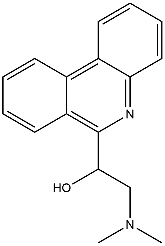 6-Phenanthridinemethanol, α-[(dimethylamino)methyl]- Structure