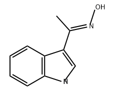 Ethanone, 1-(1H-indol-3-yl)-, oxime, (1E)- Structure