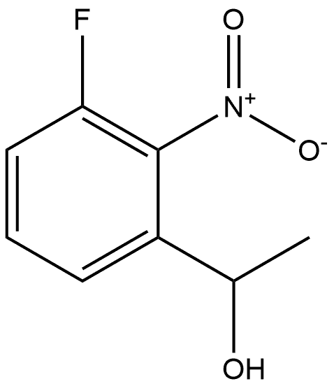 Benzenemethanol, 3-fluoro-α-methyl-2-nitro- Structure