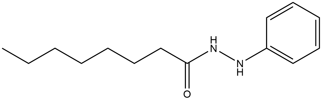 Octanoic acid, 2-phenylhydrazide Structure