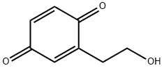 2,5-Cyclohexadiene-1,4-dione, 2-(2-hydroxyethyl)- Structure