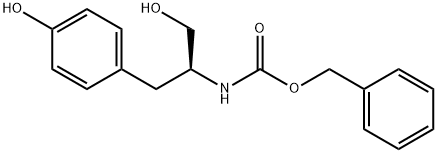 Carbamic acid, [(1S)-2-hydroxy-1-[(4-hydroxyphenyl)methyl]ethyl]-, phenylmethyl ester (9CI) Structure