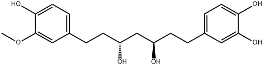 (3R,5R)-1-(4-Hydroxy-3-methoxyphenyl)-7-(3,4-dihydroxyphenyl)heptane-3,5-diol 구조식 이미지