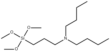 1-Butanamine, N-butyl-N-[3-(trimethoxysilyl)propyl]- 구조식 이미지