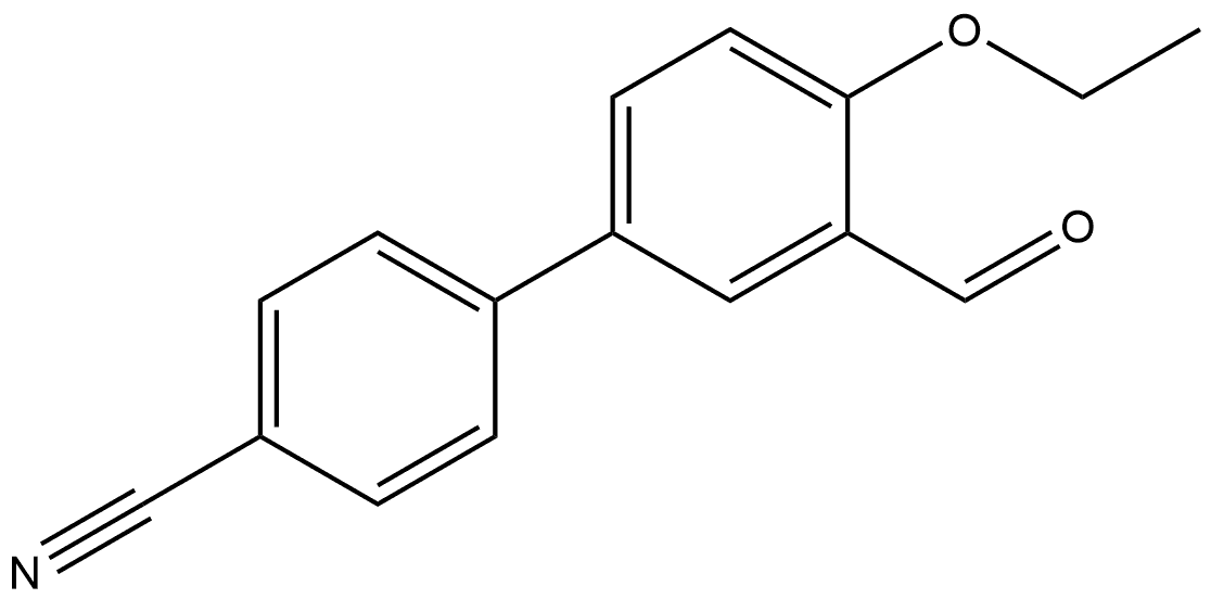 4'-Ethoxy-3'-formyl[1,1'-biphenyl]-4-carbonitrile Structure