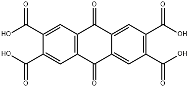 2,3,6,7-Anthracenetetracarboxylic acid, 9,10-dihydro-9,10-dioxo- Structure