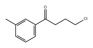 1-Butanone, 4-chloro-1-(3-methylphenyl)- 구조식 이미지