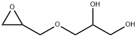 1,2-Propanediol, 3-(2-oxiranylmethoxy)- Structure