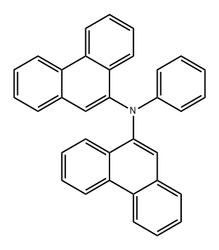 9-Phenanthrenamine, N-9-phenanthrenyl-N-phenyl- Structure