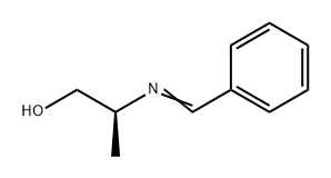 1-Propanol, 2-[(phenylmethylene)amino]-, (2S)- Structure