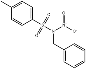 Benzenesulfonamide, 4-methyl-N-nitro-N-(phenylmethyl)- Structure