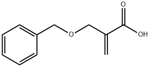 2-[(benzyloxy)methyl]prop-2-enoic acid Structure