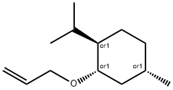 Cyclohexane, 4-methyl-1-(1-methylethyl)-2-(2-propen-1-yloxy)-, (1R,2S,4S)-rel- Structure