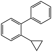 2-Cyclopropylbiphenyl 구조식 이미지