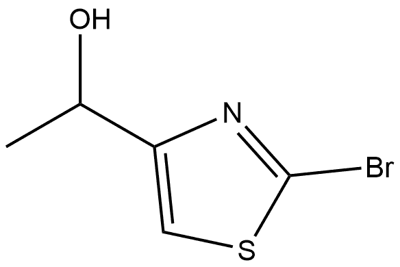 4-Thiazolemethanol, 2-bromo-α-methyl- 구조식 이미지