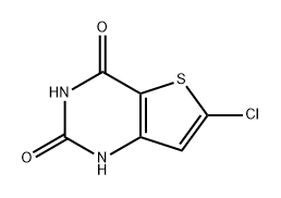 Thieno[3,2-d]pyrimidine-2,4(1H,3H)-dione, 6-chloro- 구조식 이미지