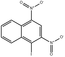 Naphthalene, 1-iodo-2,4-dinitro- 구조식 이미지