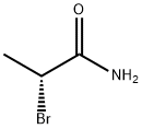 Propanamide, 2-bromo-, (2R)- Structure