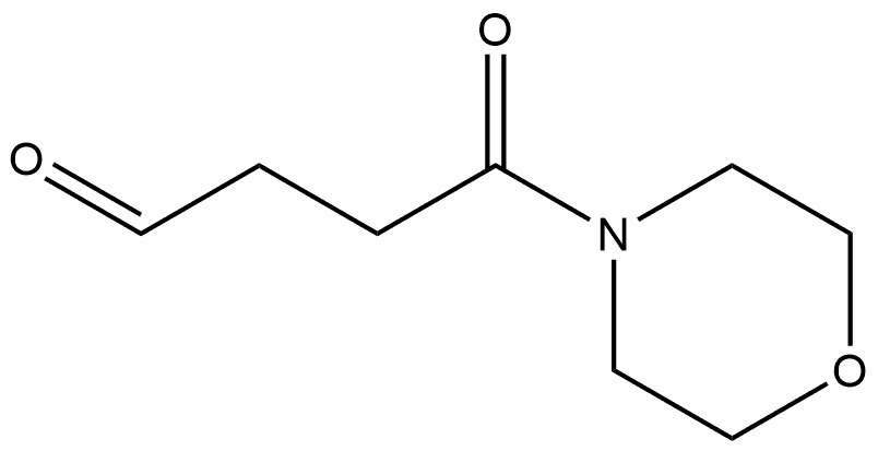 4-Morpholinebutanal, γ-oxo- Structure