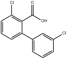 6-Chloro-2-(3-chlorophenyl)benzoic acid Structure