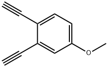 Benzene, 1,2-diethynyl-4-methoxy- 구조식 이미지