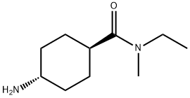 trans-4-amino-N-ethyl-N-methylCyclohexanecarboxamide Structure