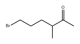 2-Hexanone, 6-bromo-3-methyl- Structure