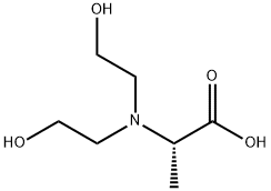 2-(Bis(2-hydroxyethyl)amino)propanoic acid Structure