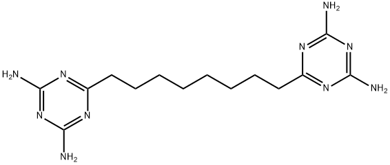 1,3,5-Triazine-2,4-diamine, 6,6'-(1,8-octanediyl)bis- Structure