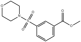 Methyl 3-(morpholine-4-sulfonyl)benzoate Structure