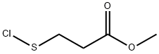 Propanoic acid, 3-(chlorothio)-, methyl ester 구조식 이미지