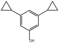 Phenol, 3,5-dicyclopropyl- 구조식 이미지