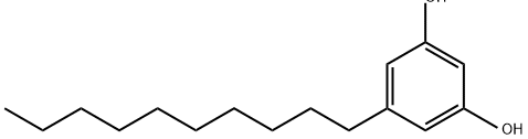 1,3-Benzenediol, 5-decyl- Structure