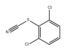 Thiocyanic acid, 2,6-dichlorophenyl ester 구조식 이미지