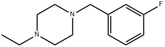 Piperazine, 1-ethyl-4-[(3-fluorophenyl)methyl]- Structure