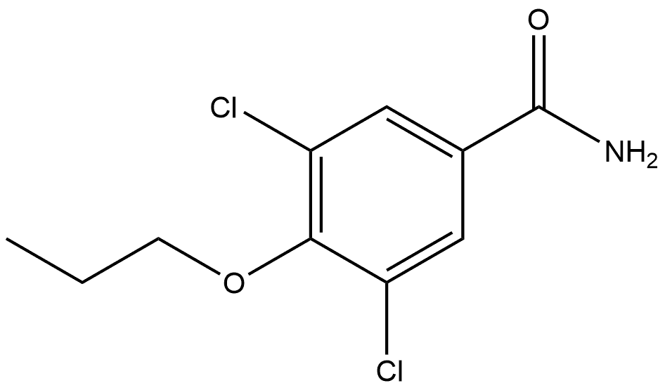 Benzamide, 3,5-dichloro-4-propoxy- Structure