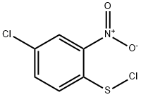 Benzenesulfenyl chloride, 4-chloro-2-nitro- 구조식 이미지